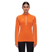 Mammut Fleece Pullover Aenergy Half Zip (Midlayer, Polartec Power Grid Fleece) orange Women