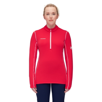 Mammut Fleece Pullover Aenergy Half Zip (Midlayer, Polartec Power Grid Fleece) red Women