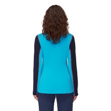 Mammut Fleece Pullover Aenergy Half Zip (Midlayer, Polartec Power Grid Fleece) sky blue/navy blue Women