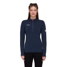 Mammut Fleece Pullover Aenergy Half Zip (Midlayer, Polartec Power Grid Fleece) navy blue/black Women