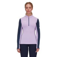 Mammut Fleece Pullover Aenergy Half Zip (Midlayer, Polartec Power Grid Fleece) purple/navy Women