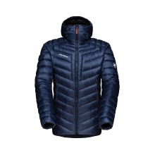 Mammut Insulated Jacket Broad Peak IN Hooded (warm thanks to down filling, water-repellent) navy blue Men