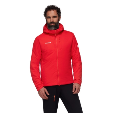 Mammut Rime Flex Insulated Hooded Jacket (windproof, water-repellent) red men's