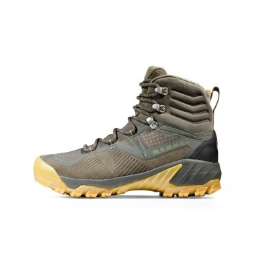 Mammut Hiking Shoes Sapuen High GTX (Velour leather, waterproof) dark green Women