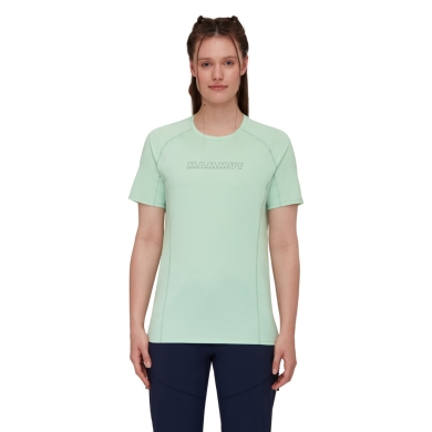 Mammut Hiking Shirt Selun FL Logo (elastic, quick-drying) mint green Women