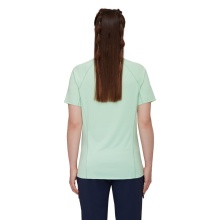 Mammut Hiking Shirt Selun FL Logo (elastic, quick-drying) mint green Women