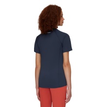 Mammut Hiking Shirt Selun FL Logo (elastic, quick-drying) navy blue Women