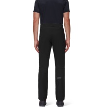 Mammut Softshell Pants Taiss Pant (Softshell Double Fabric, Elastic, Water-Repellent) Long Black Men