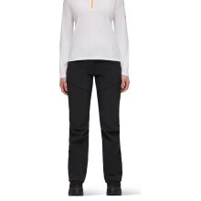 Mammut Softshell Trousers Winter Hiking (4-way stretch) long black Women