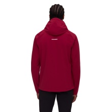 Mammut All-Season Softshell Jacket Ultimate Comfort SO Hooded (windproof) burgundy Men