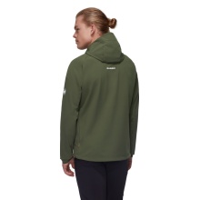 Mammut Ultimate Comfort SO Hooded All-Season Softshell Jacket (windproof) dark green men's