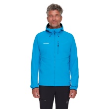 Mammut Ultimate Comfort SO Hooded All-Season Softshell Jacket (windproof) light blue men's