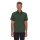 Mammut Hiking Shirt Lenni Short Sleeve 2024 (with Chest Pocket) Dark Green/Black Men