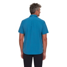 Mammut Hiking Shirt Lenni Short Sleeve 2024 (with Chest Pocket) deep blue/marine blue Men