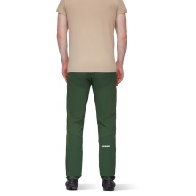 Mammut Hiking Trousers Pant Courmayeur Softshell (breathable, windproof) long dark green Men