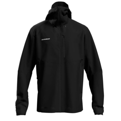 Mammut Hiking Jacket Alto Guide Hardshell Hooded (breathable, waterproof, PFC-free) black men's