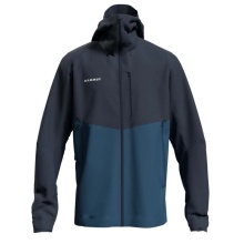 Mammut Hiking Jacket Alto Guide Hardshell Hooded (breathable, waterproof, PFC-free) deep blue/navy blue Men's