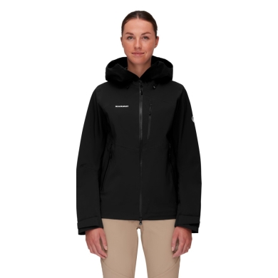 Mammut Hiking Jacket Alto Guide Hardshell Hooded (breathable, waterproof, PFC-free) black Women