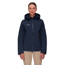 Mammut Hiking Jacket Alto Guide Hardshell Hooded (breathable, waterproof, PFC-free) navy blue Women