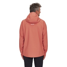 Mammut Hiking Jacket Alto Light Hardshell Hooded (lightweight, waterproof, PFC-free) brick red Men