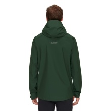 Mammut Hiking Jacket Alto Light Hardshell Hooded (lightweight, waterproof, PFC-free) dark green Men