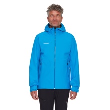 Mammut Alto Light Hardshell Hooded Jacket (lightweight, waterproof, PFC-free) blue men's