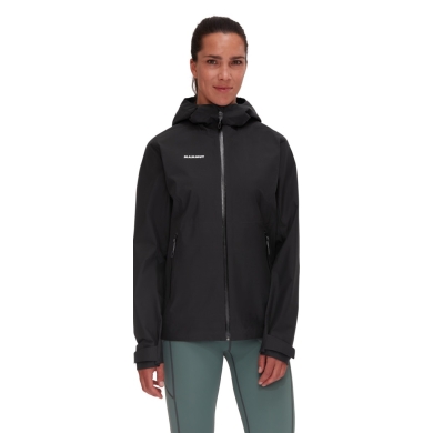 Mammut Hiking Jacket Alto Light Hardshell Hooded (lightweight, waterproof, PFC-free) black Women