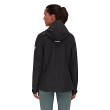 Mammut Hiking Jacket Alto Light Hardshell Hooded (lightweight, waterproof, PFC-free) black Women