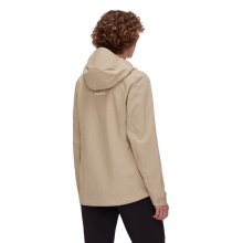 Mammut Hiking Jacket Alto Light Hardshell Hooded (lightweight, waterproof, PFC-free) beige-brown Women