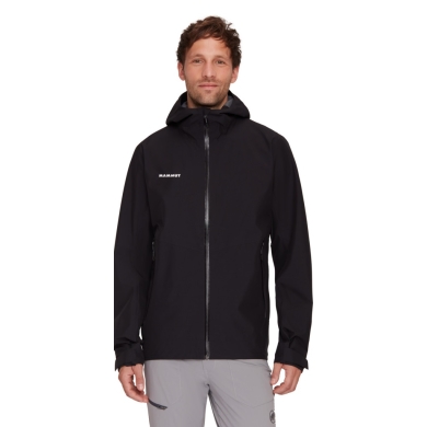 Mammut Hiking Jacket Alto Light Hardshell Hooded (lightweight, waterproof, PFC-free) black Men