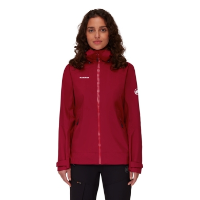 Mammut Rain/Hiking Jacket Convey Tour Hardshell (Gore-Tex 2.5-Layer, waterproof) red/black Women