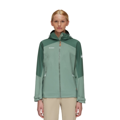 Mammut Rain/Hiking Jacket Convey Tour Hardshell (Gore-Tex 2.5-Layer, waterproof) jade green Women