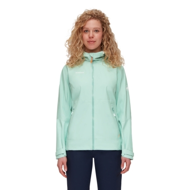 Mammut Rain/Hiking Jacket Convey Tour Hardshell (Gore-Tex 2.5-Layer, waterproof) mint green Women