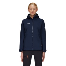 Mammut Rain/Hiking Jacket Convey Tour Hardshell (Gore-Tex 2.5-Layer, waterproof) navy blue Women