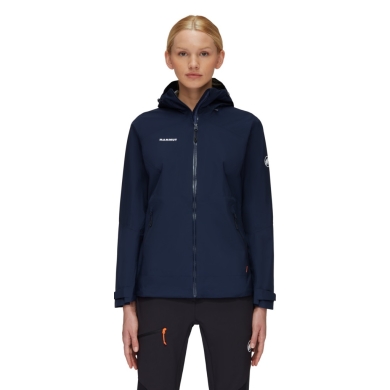 Mammut Rain/Hiking Jacket Convey Tour Hardshell (Gore-Tex 2.5-Layer, waterproof) navy blue Women