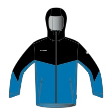 Mammut Rain/Hiking Jacket Convey Tour Hardshell Hooded (Gore-Tex 2.5-Layer) blue Men's