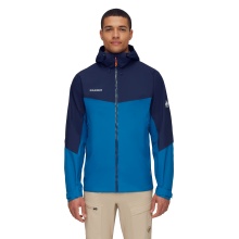 Mammut Rain/Hiking Jacket Convey Tour Hardshell (Gore-Tex 2.5-Layer, waterproof) deep blue Men