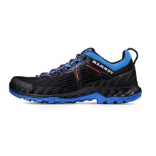 Mammut Hiking Shoes Alnasca Knit III Low GTX (Approach, breathable, waterproof) black/blue Men