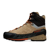 Mammut Hiking Boots Kento Tour High GTX (Trekking, Split Leather, Waterproof) Sand Brown/Orange Men