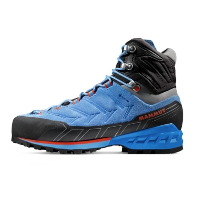 Mammut Hiking Shoes Kento Tour High GTX (Trekking, Split Leather, Waterproof) Blue/Titanium Grey Women