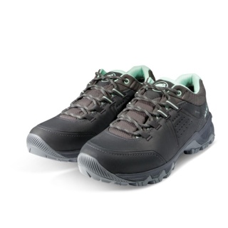 Mammut Hiking Shoes Nova Low IV GTX (All-Terrain, Nubuck Leather, waterproof) dark grey Women