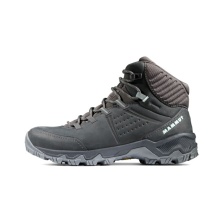 Mammut Hiking Shoes Nova Mid IV GTX (All-Terrain, Nubuck Leather, waterproof) dark grey/jade green Women