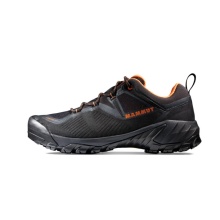 Mammut Hiking Shoes Sapuen Low GTX (Velour leather, waterproof) black/steel grey Men