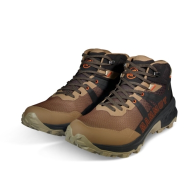 Mammut Hiking Shoes Sertig II Mid GTX (Trail, Multifunction, waterproof) black/sand brown Men's