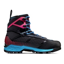 Mammut Hiking Shoes Taiss Light Mid GTX (Mountain Boots with limited crampon compatibility, waterproof) black/blue Women