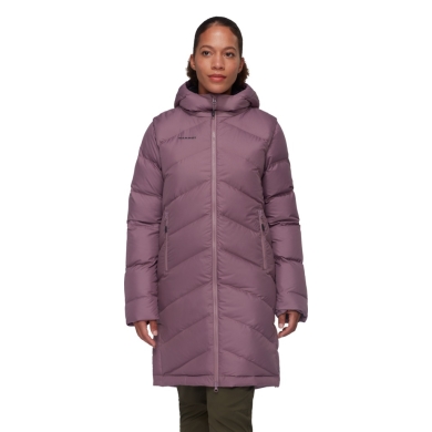 Mammut Winter Down Parka Fedoz Insulated Hooded (wind and water repellent) purple Ladies