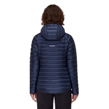 Mammut Winter Down Jacket Broad Peak Insulated Hooded (Hood, warm thanks to down filling) navy blue/black Women