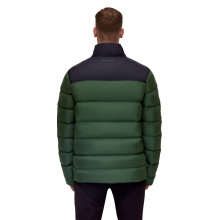 Mammut Winter Down Jacket Whitehorn Insulated (wind and water repellent) dark green/black Men