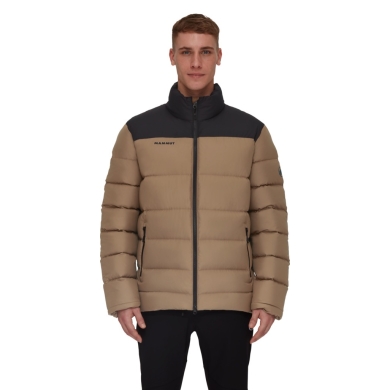 Mammut Winter Down Jacket Whitehorn Insulated (wind and water repellent) sand brown/black Men