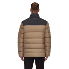 Mammut Winter Down Jacket Whitehorn Insulated (wind and water repellent) sand brown/black Men